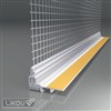 LIKOV LS2-30 PLUS lišta okenní začišťovací 2D 9mm se sklovl. tkaninou 125mm délka 2,4m